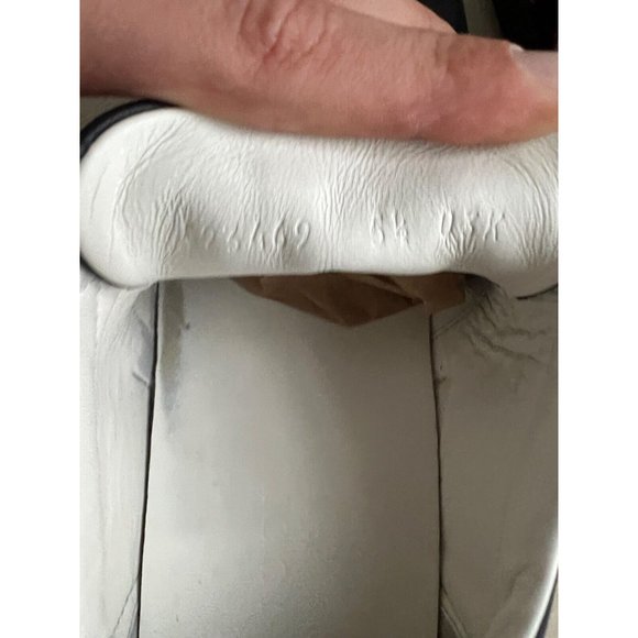 GUCCI ACE MENS BLACK LEATHER SNEAKER 5.5 - Picture 10 of 11